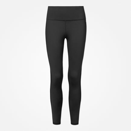 Leggings a vita alta con rete - Pantaloni - Nero