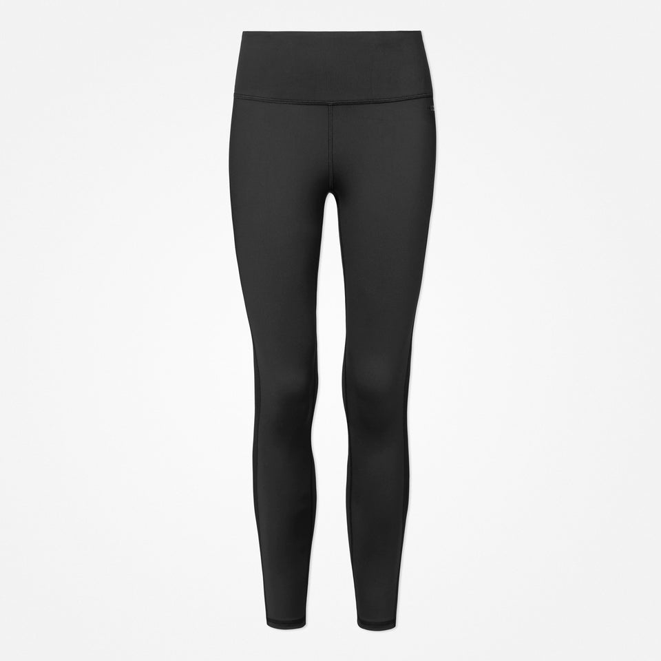 Leggings a vita alta in rete - Pantaloni - Nero