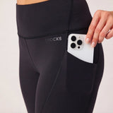 Premium High Waist Leggings mit Taschen - Hosen - 