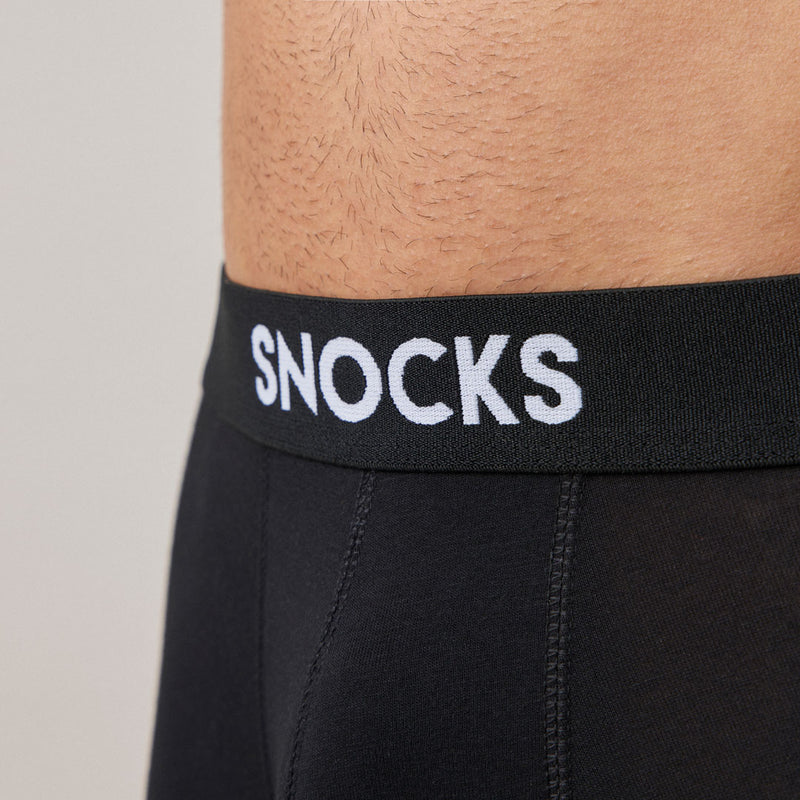 Premium Boxershorts aus Bambus - Unterhosen - SNOCKS Logo