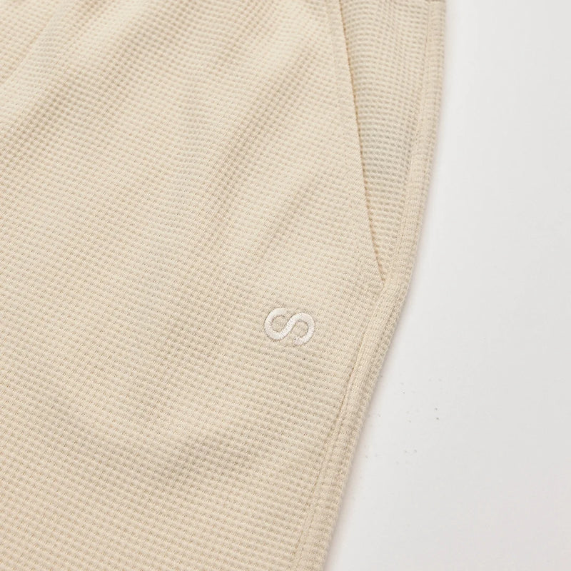 Schlafanzug Unterteil Waffle Herren kurz - Hosen - SNOCKS Logo