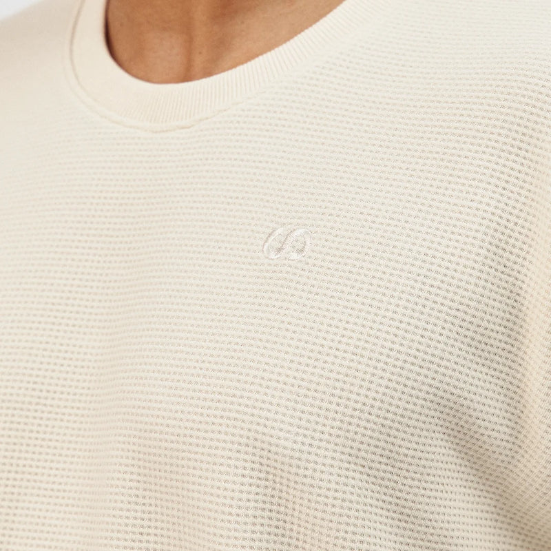 Schlafanzug Oberteil Waffle Herren kurzarm - Oberteile - SNOCKS Logo