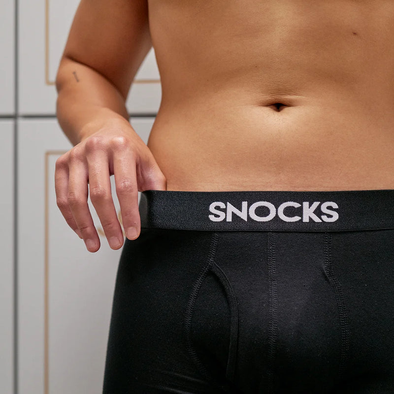 Boxershort met opening - Onderbroek - SNOCKS Logo