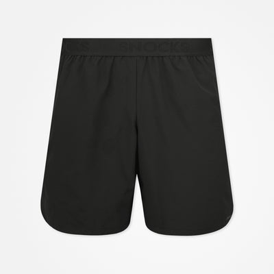 Kurze Sporthose mit Logo Herren - Hosen - Schwarz