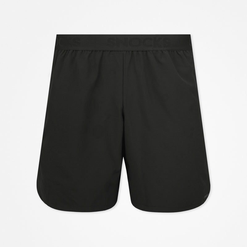 Pantaloni sportivi corti da uomo con logo - Pantaloni - Nero