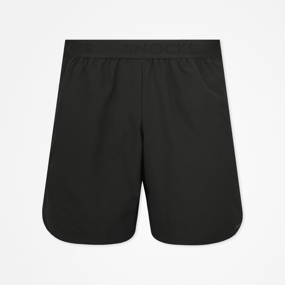 Pantaloni sportivi corti da uomo con logo - Pantaloni - Nero