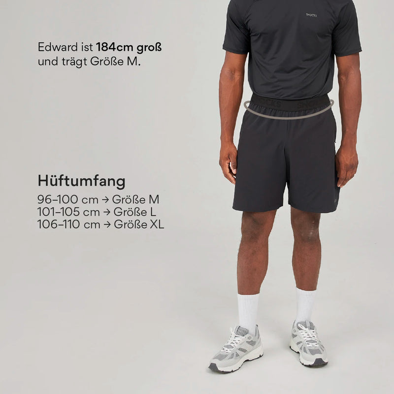 Kurze Sporthose mit Logo Herren - Hosen - Passform