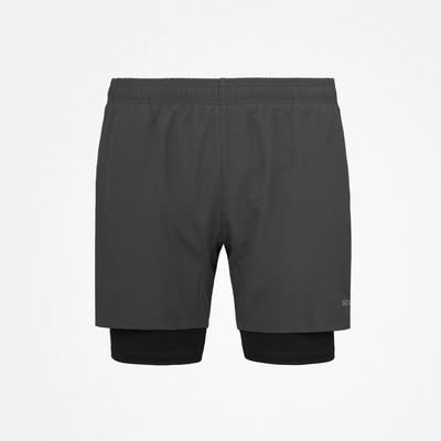 Pantaloncini 2 in 1 uomo - Pantaloni - Grigio scuro