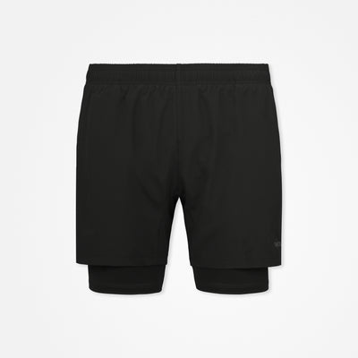 2 in 1 Shorts Herren - Hosen - Schwarz