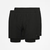 {"alt": "2 in 1 Shorts Herren - Hosen - Schwarz", "quantity":"2"}