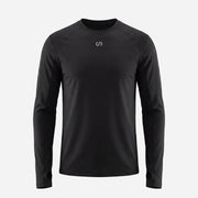 Laufshirt langarm Herren - Oberteile - Schwarz