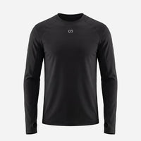 Laufshirt langarm Herren - Oberteile - Schwarz