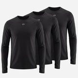 {"alt": "Laufshirt langarm Herren - Oberteile - Schwarz", "quantity":"3"}