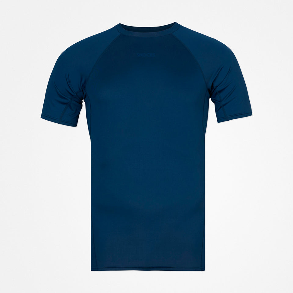 T-shirt sportiva da uomo - Top - Blu scuro