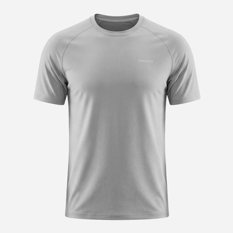 Trainingsshirt Raglan Herren - Oberteile - Silber Grau