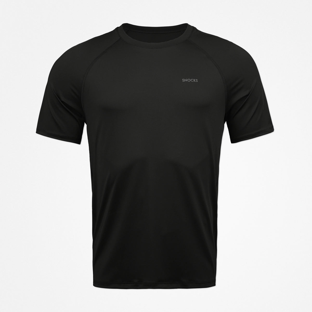 T-shirt sportiva Raglan da uomo - Top - Nero