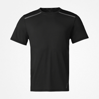 Trainingsshirt met reflecterende strepen - Tops - Zwart