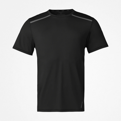 T-shirt d'entraînement avec bandes réfléchissantes - Hauts - Noir
