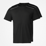 {"alt": "Trainingsshirt mit Reflexstreifen - Oberteile - Schwarz", "quantity":"2"}