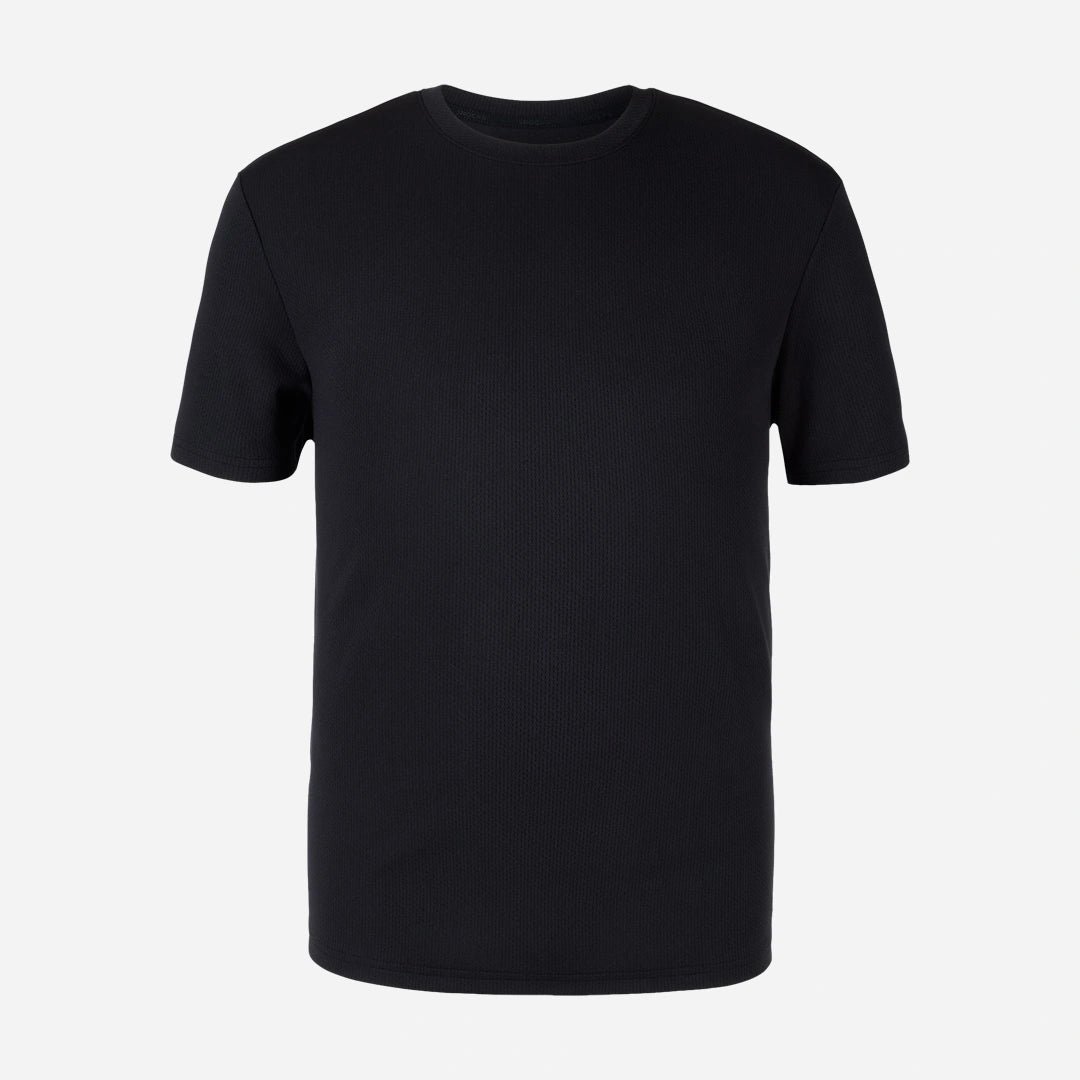 T-shirt d'entraînement en mesh intégral pour homme - Hauts - Noir