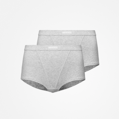 Retro Panties - Sous-vêtements - Gris