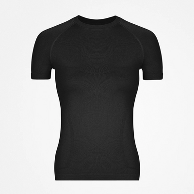 T-shirt de sport Seamless femme - Hauts - Noir