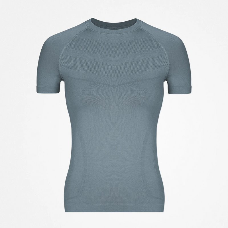 Sport Shirt Naadloos Dames - Tops - Duifblauw