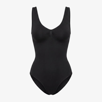 Shaping Body mit breiten Trägern - Oberteile - Schwarz