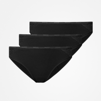 Slip da donna con pizzo - Mutande - Nero