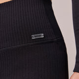 Geribde legging - Broek - SNOCKS Logo