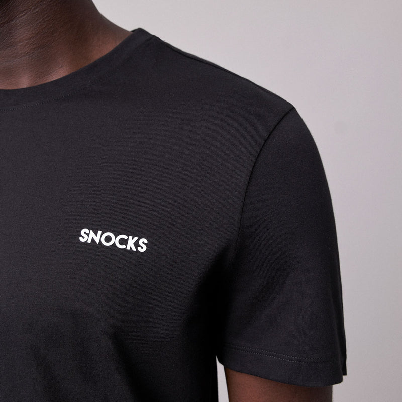 Basic T-shirt heren - Tops - SNOCKS Print