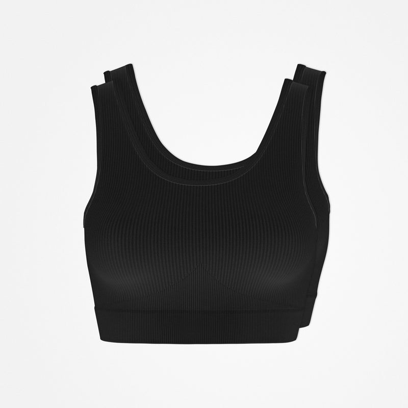 {"alt": "Sport-BH Seamless - Oberteile - Schwarz", "quantity":"2"}