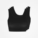 {"alt": "Sport-BH Seamless - Oberteile - Schwarz", "quantity":"3"}