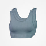 {"alt": "Sport-BH Seamless - Oberteile - Taubenblau", "quantity":"3"}