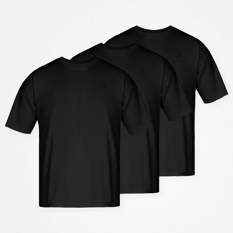 {"alt": "Oversized T-Shirt Herren - Oberteile - Schwarz", "quantity":"3"}