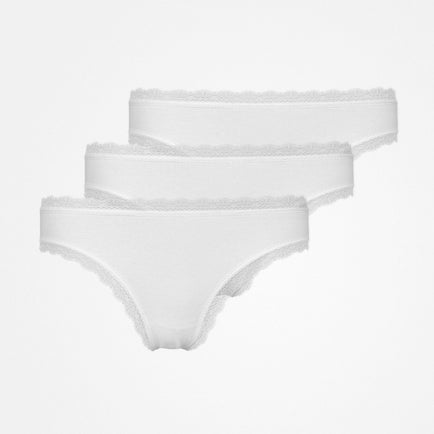 Tangas en dentelle - Sous-vêtements - Blanc