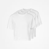 {"alt": "T-Shirt Cropped Damen - Oberteile - Weiß", "quantity":"3"}