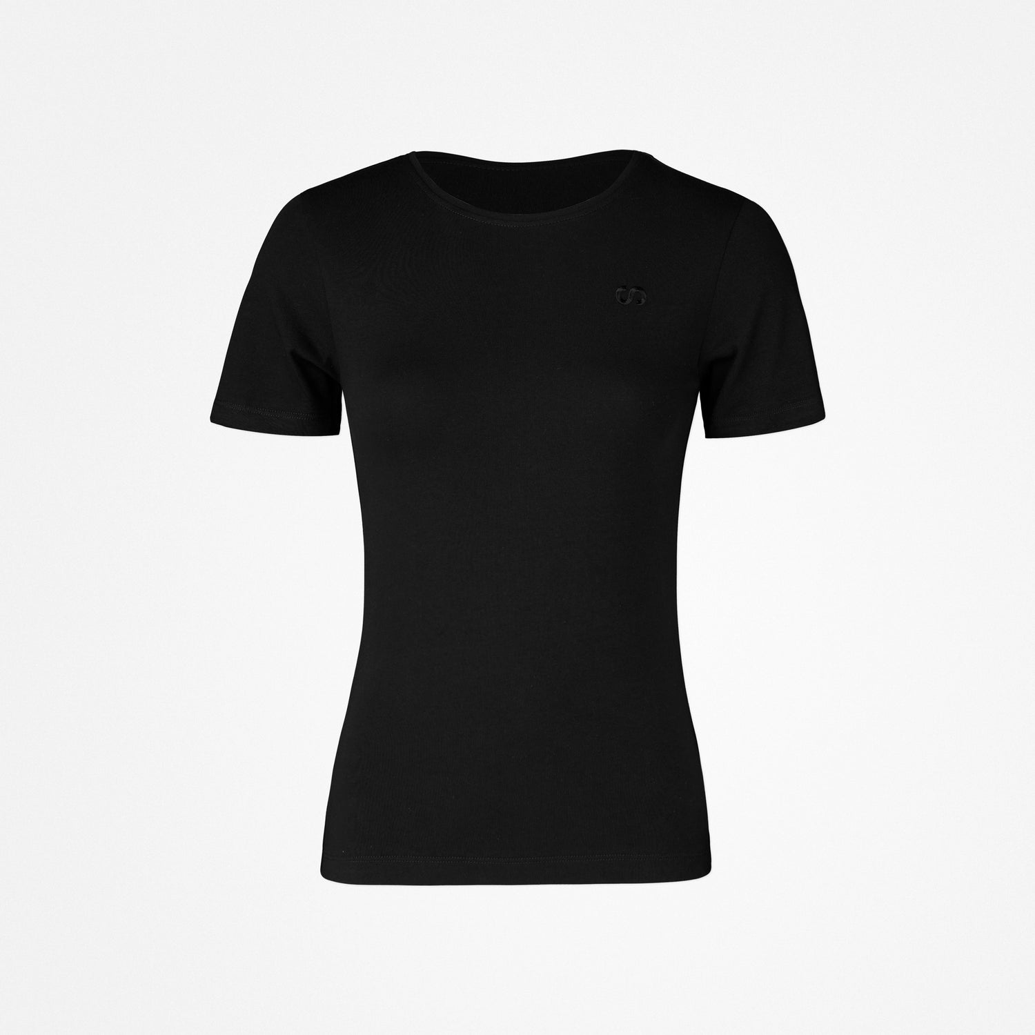 Basic T-Shirt Damen - Oberteile - Schwarz