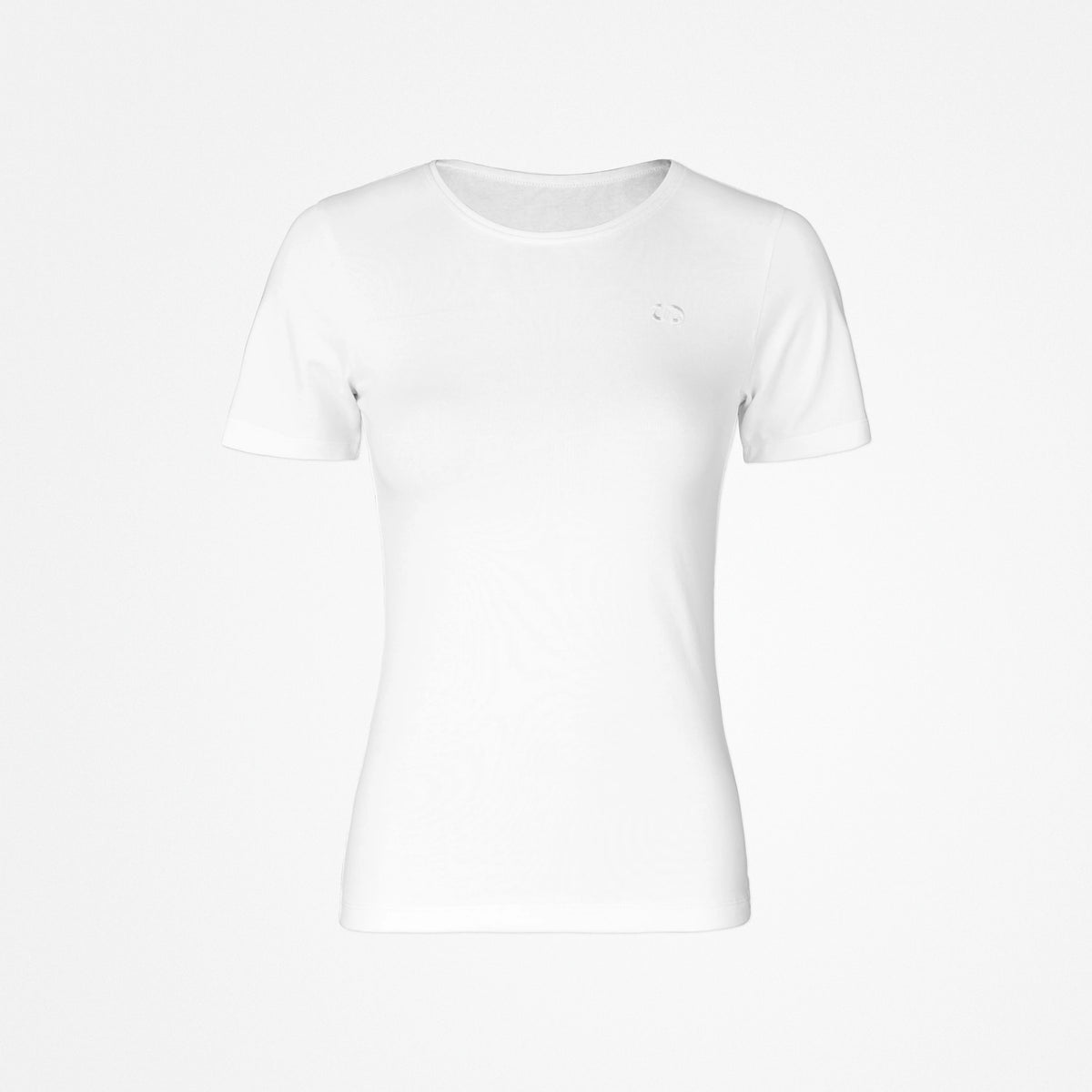 T-shirt basic da donna - Top - Bianco