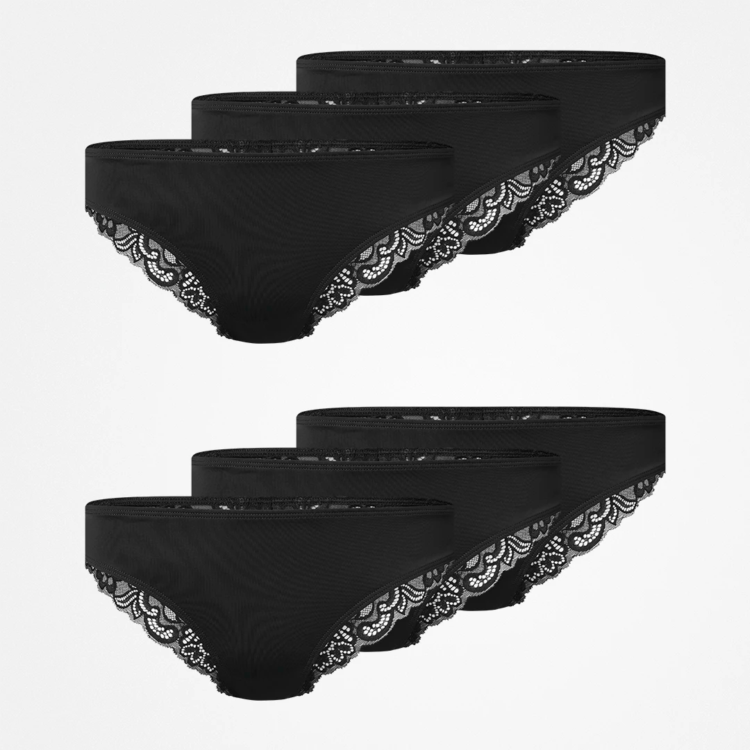 {"alt": "Seamless Tanga mit Spitze - Unterhosen - Schwarz", "quantity":"2"}