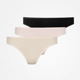 Tangas - Sous-vêtements - Mix (Beige clair/Rose/Noir)