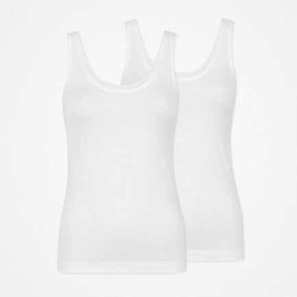 Canottiere da donna - Top - Bianco
