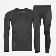 Sous-vêtements thermiques homme avec passe-pouce | Gris