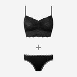 Lace Essentials Bundle - Spitzen-BH - Tangas mit Spitze