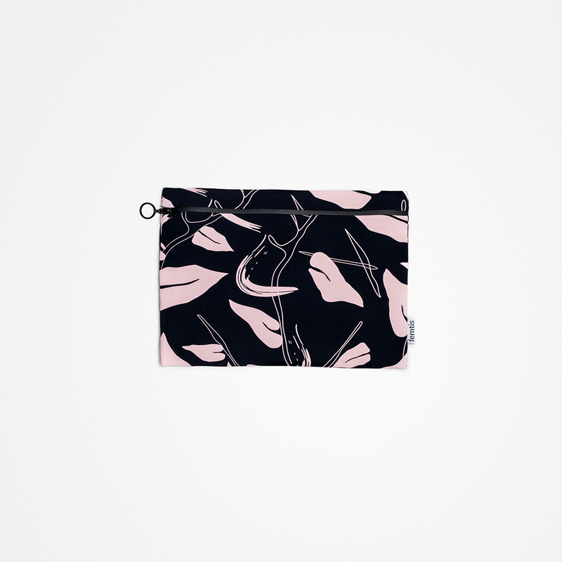 SNOCKS x femtis Wetbag klein -  wasserdichte Tasche  | Pflanzenmuster