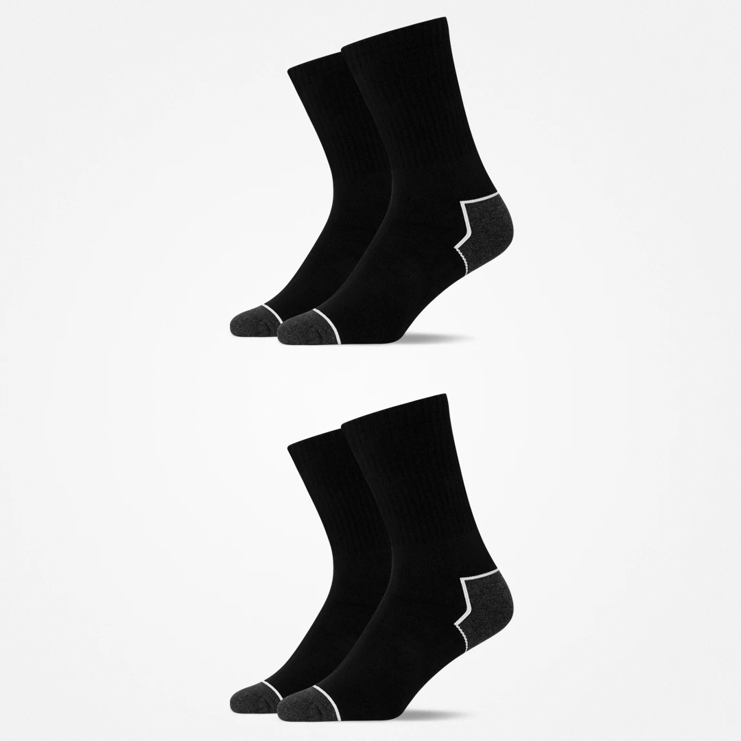 {"alt": "Arbeitssocken - Socken - Schwarz/Weiße Akzente", "quantity":"2"}