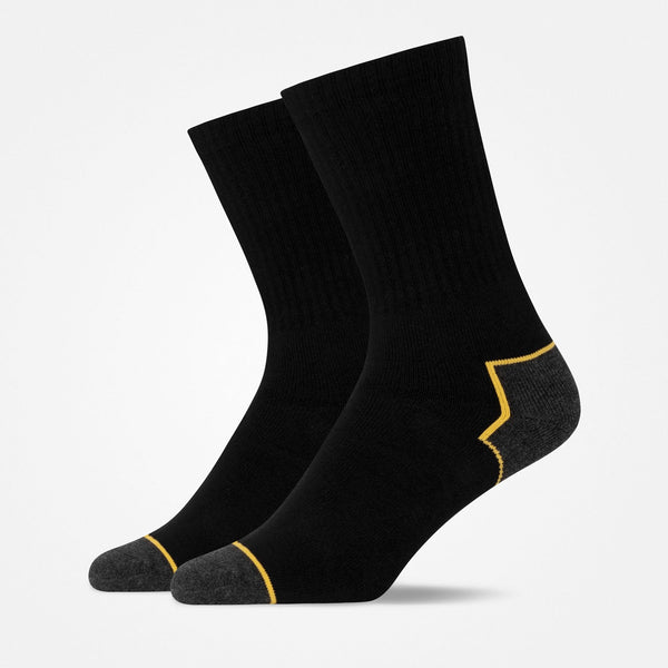 Arbeitssocken - Socken - Schwarz/Gelbe Akzente