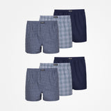 {"alt": "American Boxershorts - Unterhosen - Mix (Blaue Muster)", "quantity":"2"}