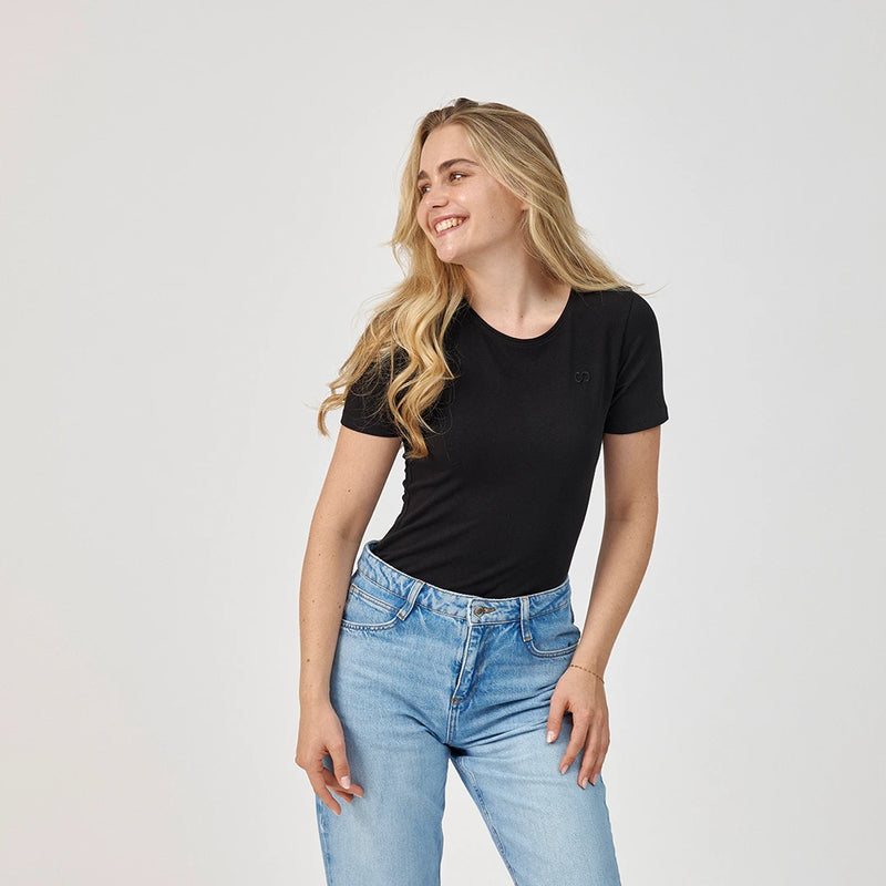 Basic T-Shirt Damen - Oberteile - Angenehmer Tragekomfort