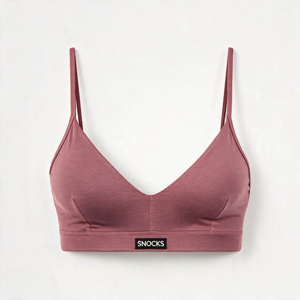Retro Soft-BH - Oberteile - Mauve